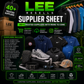 LEE RESELLS SUPPLIER SHEET